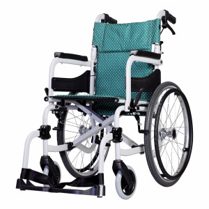 NT12117 รถเข็นผู้ป่วยพับได้ Soma SM-250.5  F20 สีเขียว